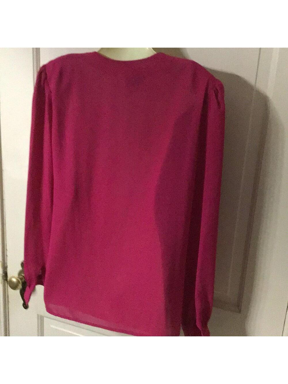 Josephine Raspberry Pink Blouse - Picture 2 of 5